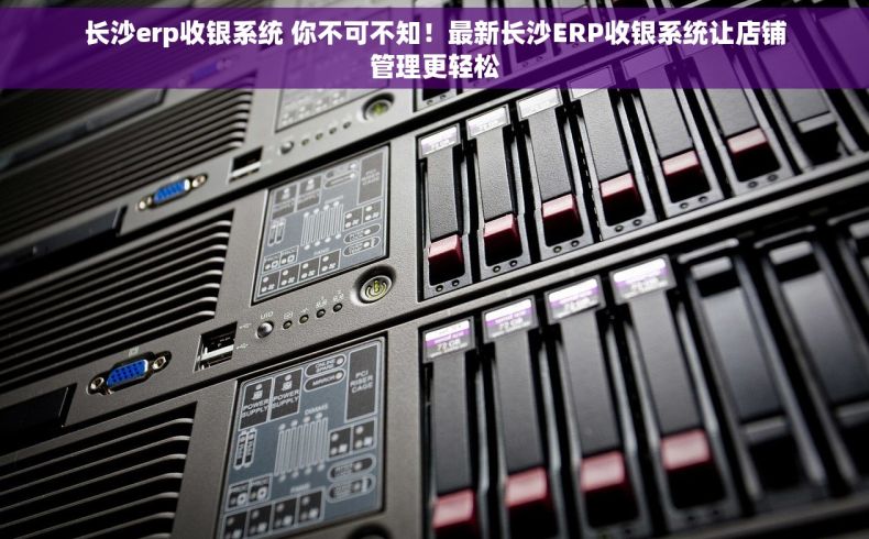 长沙erp收银系统 你不可不知！最新长沙ERP收银系统让店铺管理更轻松