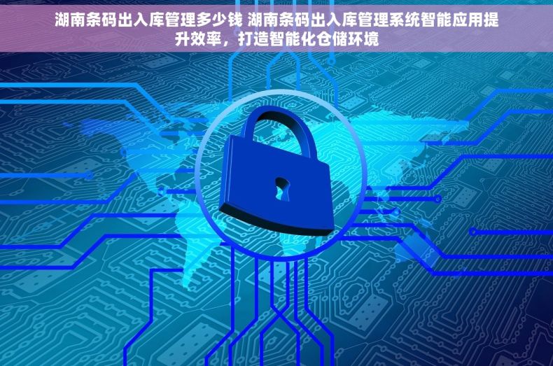 湖南条码出入库管理多少钱 湖南条码出入库管理系统智能应用提升效率，打造智能化仓储环境