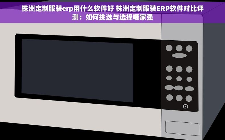 株洲定制服装erp用什么软件好 株洲定制服装ERP软件对比评测：如何挑选与选择哪家强