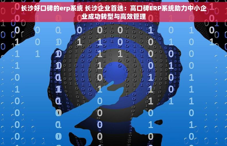 长沙好口碑的erp系统 长沙企业首选：高口碑ERP系统助力中小企业成功转型与高效管理