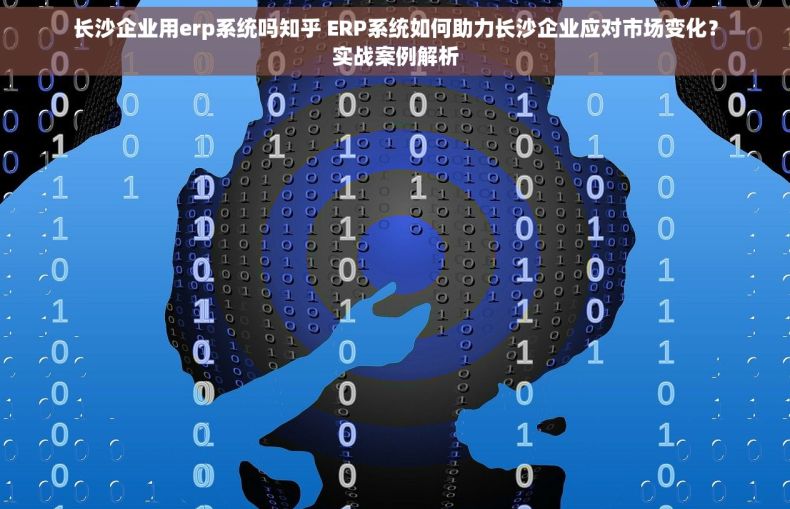 长沙企业用erp系统吗知乎 ERP系统如何助力长沙企业应对市场变化？实战案例解析