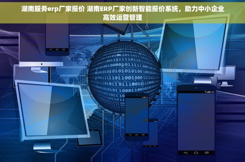 湖南服务erp厂家报价 湖南ERP厂家创新智能报价系统，助力中小企业高效运营管理
