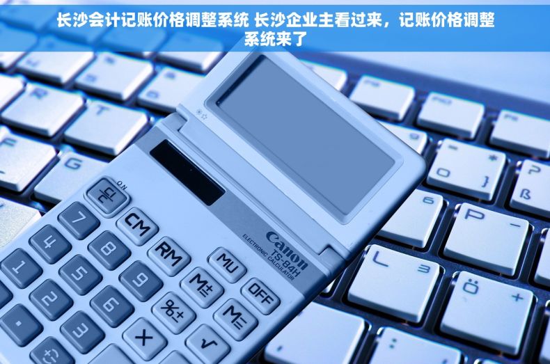 长沙会计记账价格调整系统 长沙企业主看过来，记账价格调整系统来了