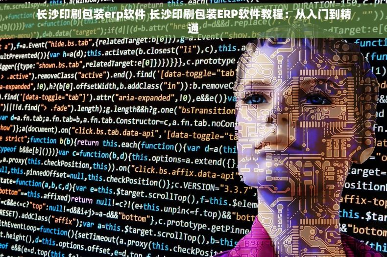 长沙印刷包装erp软件 长沙印刷包装ERP软件教程：从入门到精通