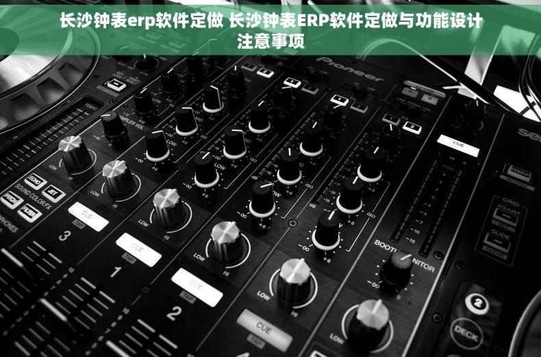 长沙钟表erp软件定做 长沙钟表ERP软件定做与功能设计注意事项