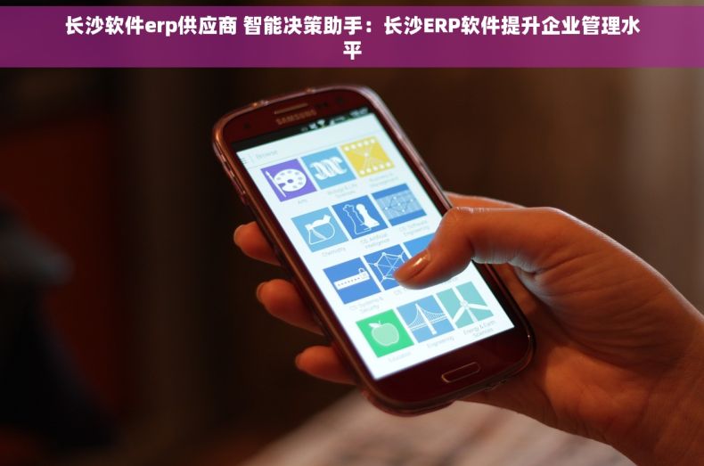 长沙软件erp供应商 智能决策助手：长沙ERP软件提升企业管理水平