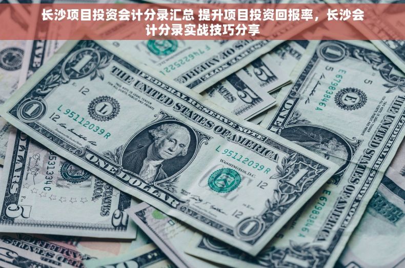 长沙项目投资会计分录汇总 提升项目投资回报率，长沙会计分录实战技巧分享