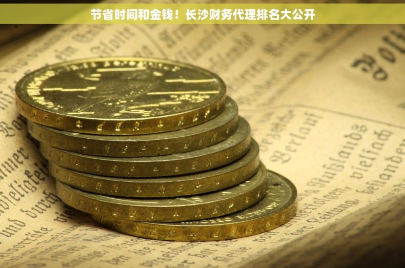 节省时间和金钱！长沙财务代理排名大公开