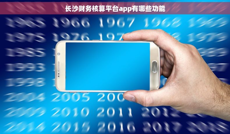 长沙财务核算平台app有哪些功能