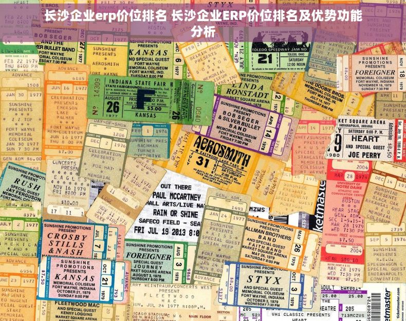 长沙企业erp价位排名 长沙企业ERP价位排名及优势功能分析
