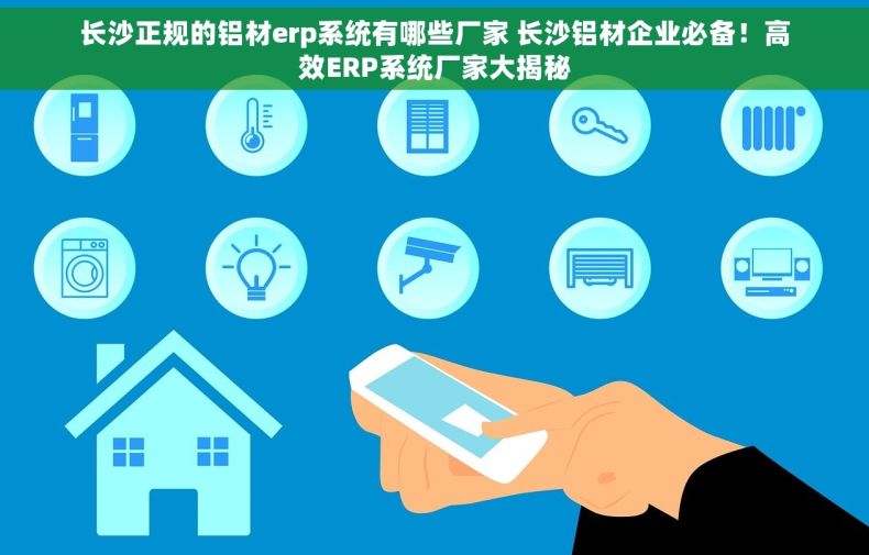 长沙正规的铝材erp系统有哪些厂家 长沙铝材企业必备！高效ERP系统厂家大揭秘