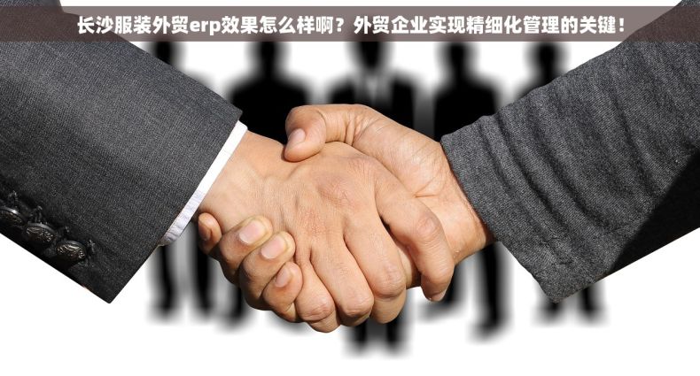长沙服装外贸erp效果怎么样啊？外贸企业实现精细化管理的关键！