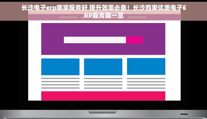 长沙电子erp哪家服务好 提升效率必备！长沙四家优质电子ERP服务商一览