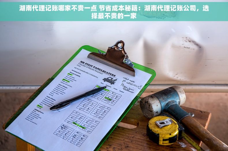 湖南代理记账哪家不贵一点 节省成本秘籍：湖南代理记账公司，选择最不贵的一家