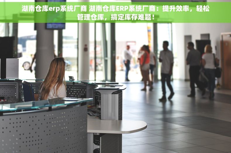 湖南仓库erp系统厂商 湖南仓库ERP系统厂商：提升效率，轻松管理仓库，搞定库存难题！