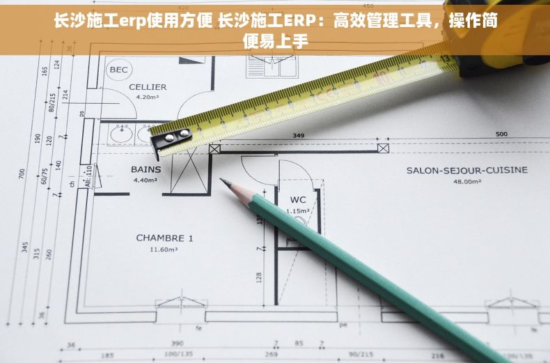 长沙施工erp使用方便 长沙施工ERP：高效管理工具，操作简便易上手