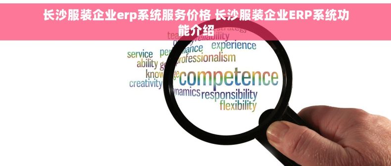 长沙服装企业erp系统服务价格 长沙服装企业ERP系统功能介绍