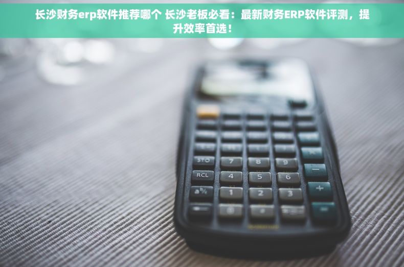 长沙财务erp软件推荐哪个 长沙老板必看：最新财务ERP软件评测，提升效率首选！