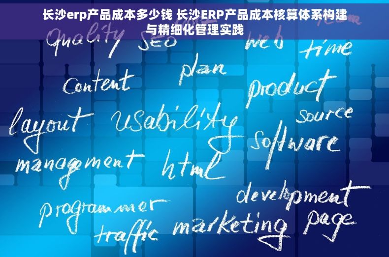 长沙erp产品成本多少钱 长沙ERP产品成本核算体系构建与精细化管理实践