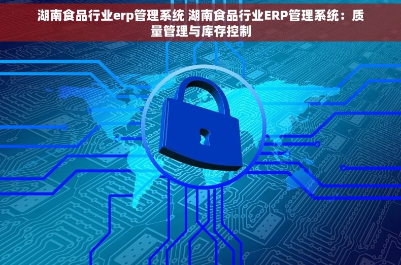 湖南食品行业erp管理系统 湖南食品行业ERP管理系统：质量管理与库存控制