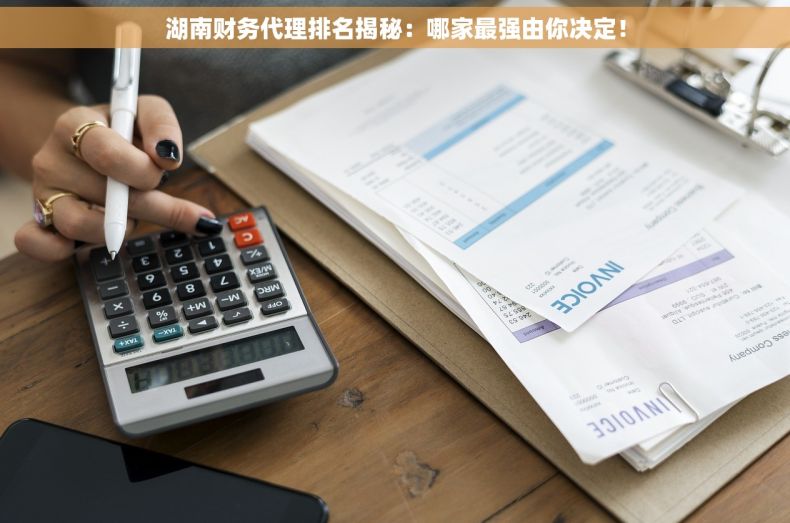 湖南财务代理排名揭秘：哪家最强由你决定！