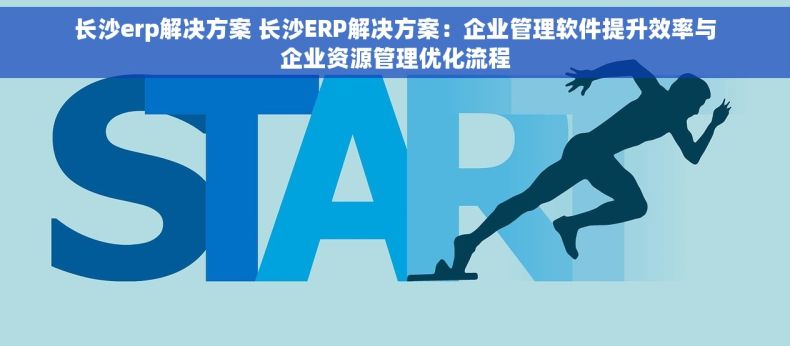 长沙erp解决方案 长沙ERP解决方案：企业管理软件提升效率与企业资源管理优化流程
