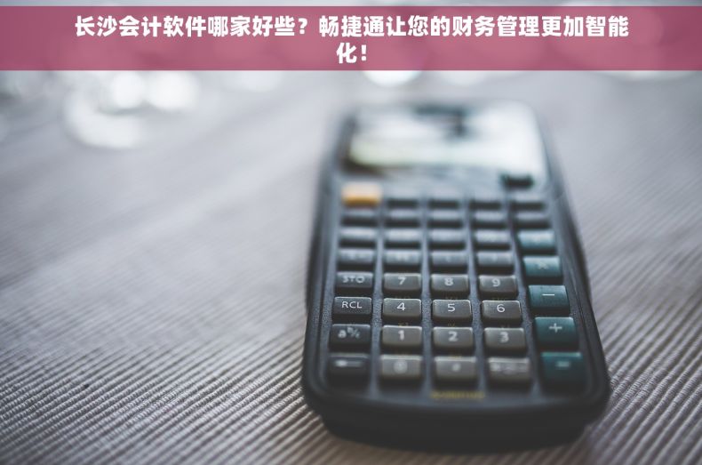 长沙会计软件哪家好些？畅捷通让您的财务管理更加智能化！