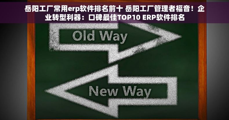 岳阳工厂常用erp软件排名前十 岳阳工厂管理者福音！企业转型利器：口碑最佳TOP10 ERP软件排名