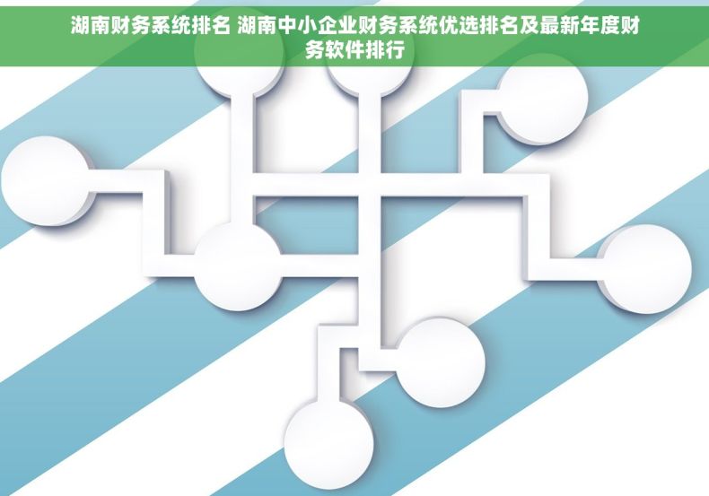 湖南财务系统排名 湖南中小企业财务系统优选排名及最新年度财务软件排行