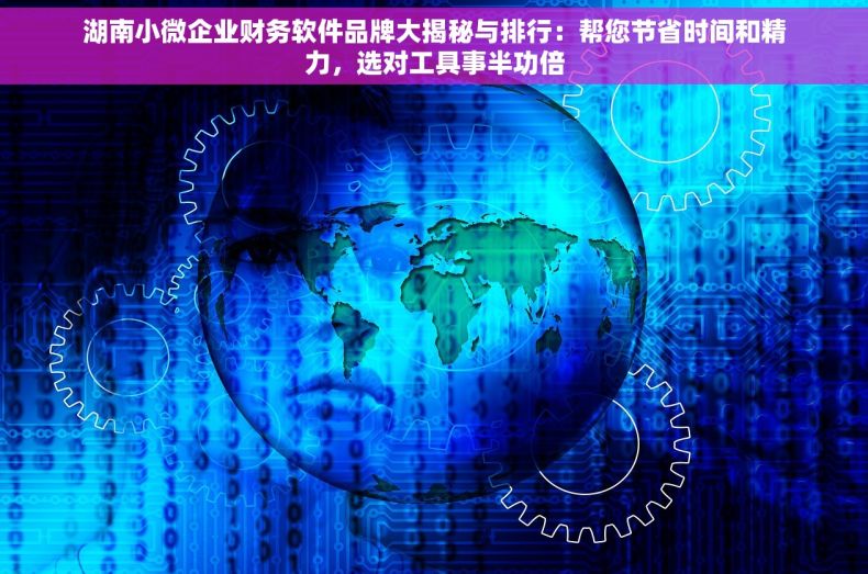 湖南小微企业财务软件品牌大揭秘与排行：帮您节省时间和精力，选对工具事半功倍