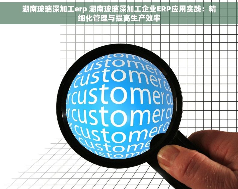湖南玻璃深加工erp 湖南玻璃深加工企业ERP应用实践：精细化管理与提高生产效率