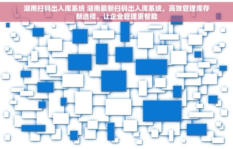湖南扫码出入库系统 湖南最新扫码出入库系统，高效管理库存新选择，让企业管理更智能