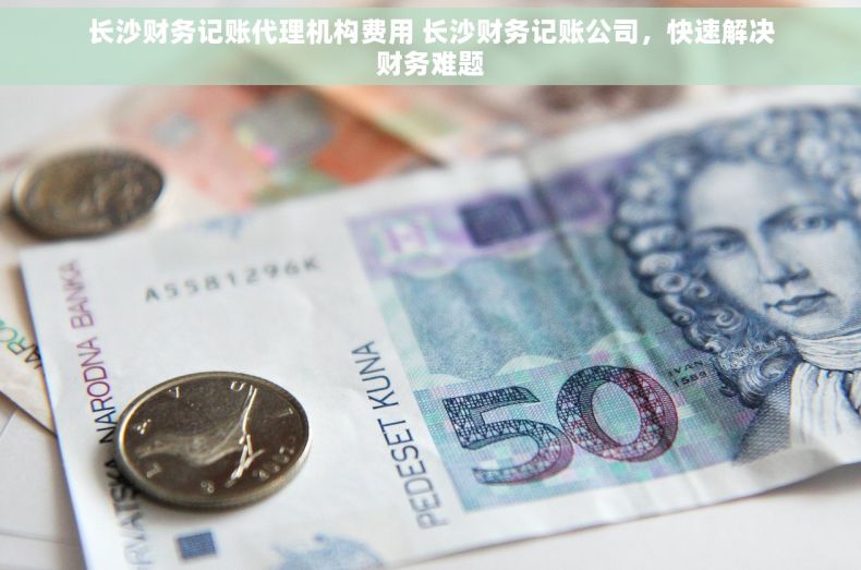 长沙财务记账代理机构费用 长沙财务记账公司，快速解决财务难题