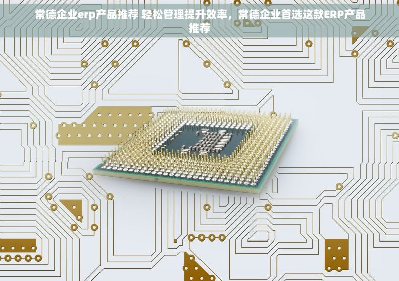 常德企业erp产品推荐 轻松管理提升效率，常德企业首选这款ERP产品推荐