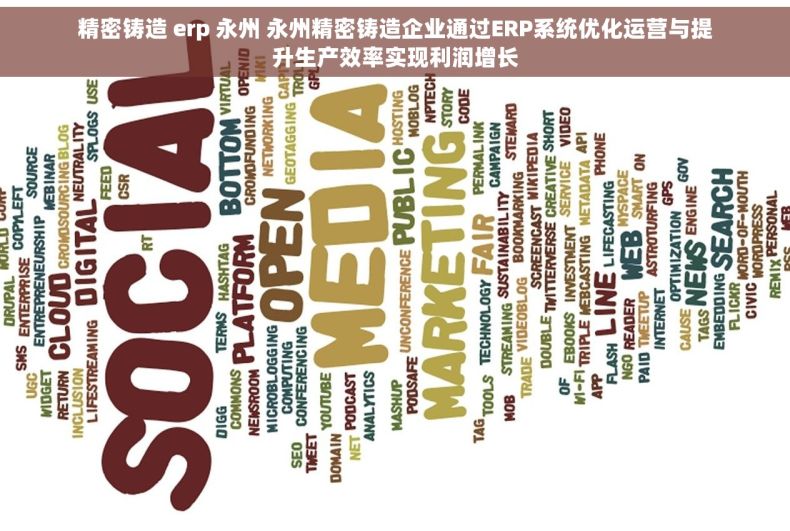 精密铸造 erp 永州 永州精密铸造企业通过ERP系统优化运营与提升生产效率实现利润增长