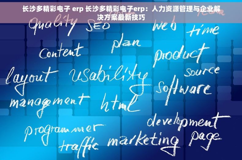 长沙多精彩电子 erp 长沙多精彩电子erp：人力资源管理与企业解决方案最新技巧