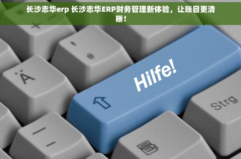 长沙志华erp 长沙志华ERP财务管理新体验，让账目更清晰！