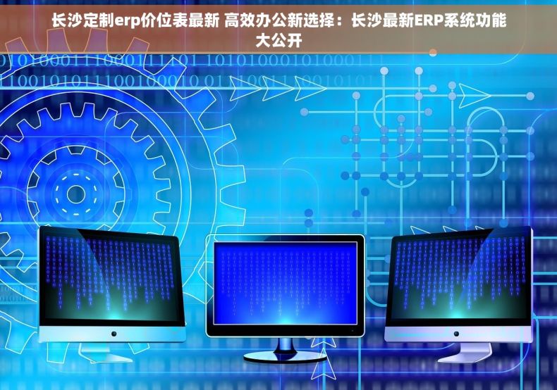 长沙定制erp价位表最新 高效办公新选择：长沙最新ERP系统功能大公开
