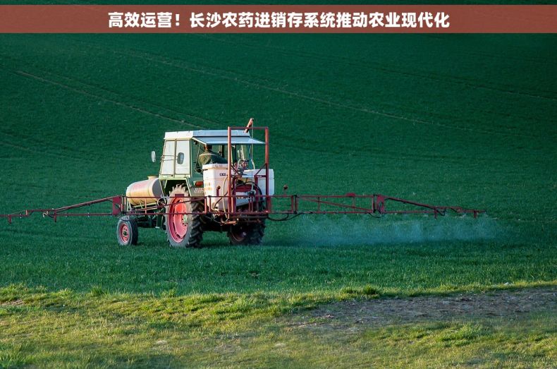 高效运营！长沙农药进销存系统推动农业现代化