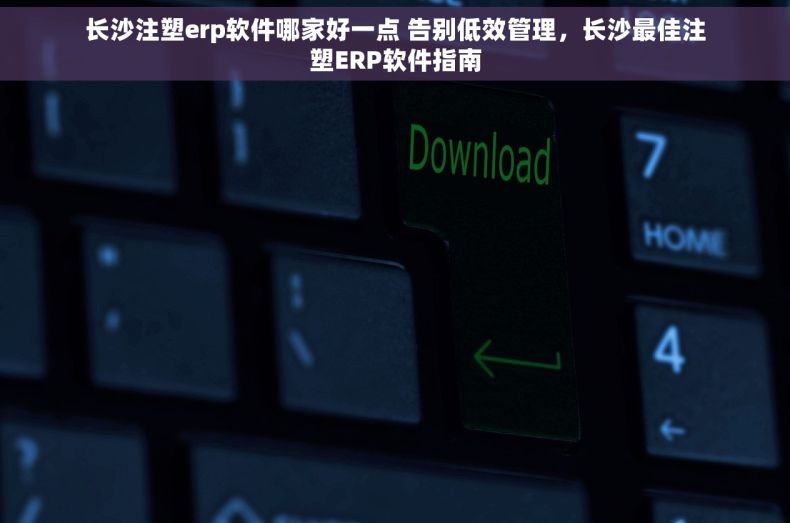 长沙注塑erp软件哪家好一点 告别低效管理，长沙最佳注塑ERP软件指南