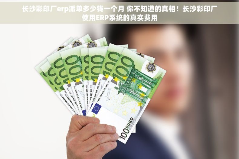 长沙彩印厂erp派单多少钱一个月 你不知道的真相！长沙彩印厂使用ERP系统的真实费用