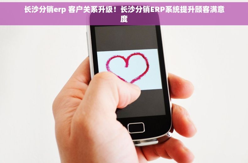 长沙分销erp 客户关系升级！长沙分销ERP系统提升顾客满意度