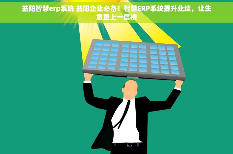 益阳智慧erp系统 益阳企业必备！智慧ERP系统提升业绩，让生意更上一层楼