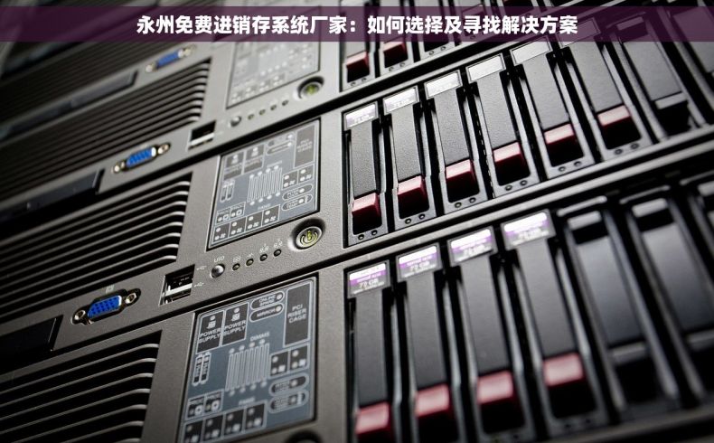 永州免费进销存系统厂家：如何选择及寻找解决方案
