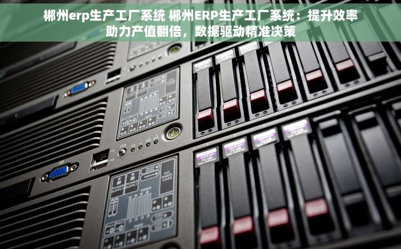 郴州erp生产工厂系统 郴州ERP生产工厂系统：提升效率助力产值翻倍，数据驱动精准决策