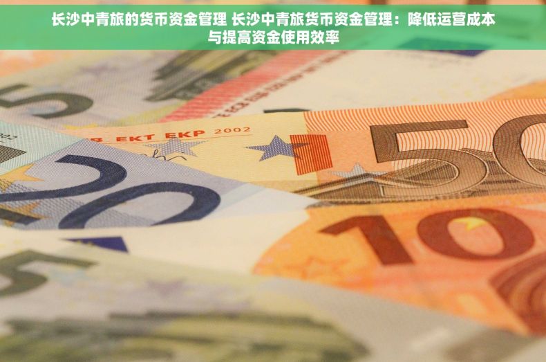 长沙中青旅的货币资金管理 长沙中青旅货币资金管理：降低运营成本与提高资金使用效率