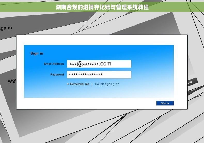 湖南合规的进销存记账与管理系统教程