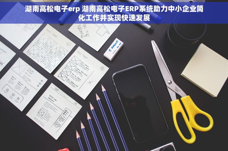 湖南高松电子erp 湖南高松电子ERP系统助力中小企业简化工作并实现快速发展