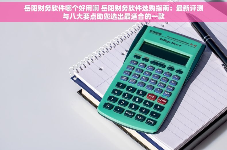 岳阳财务软件哪个好用啊 岳阳财务软件选购指南：最新评测与八大要点助您选出最适合的一款