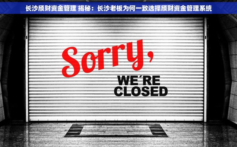 长沙颀财资金管理 揭秘：长沙老板为何一致选择颀财资金管理系统